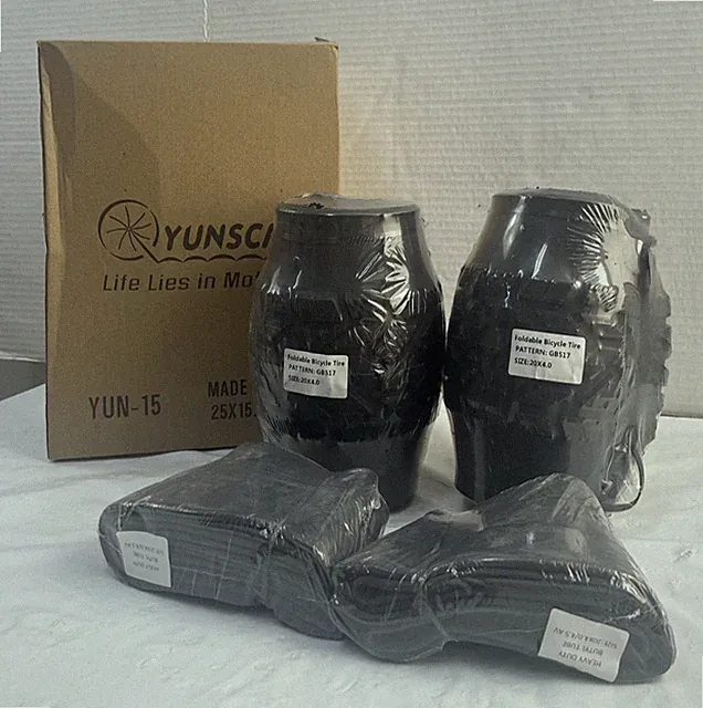 2-PCS 20" Fat E-Bike Tires 20X4 and Bike Tubes