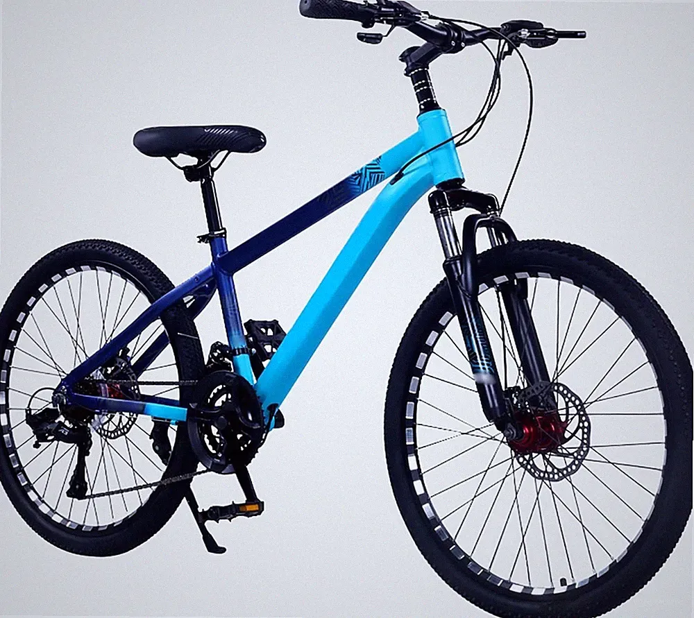 20'' 22'' 24'' inch Unisex Bike Adult Kids Mountain Bike 24 Speed Gear Bicycle