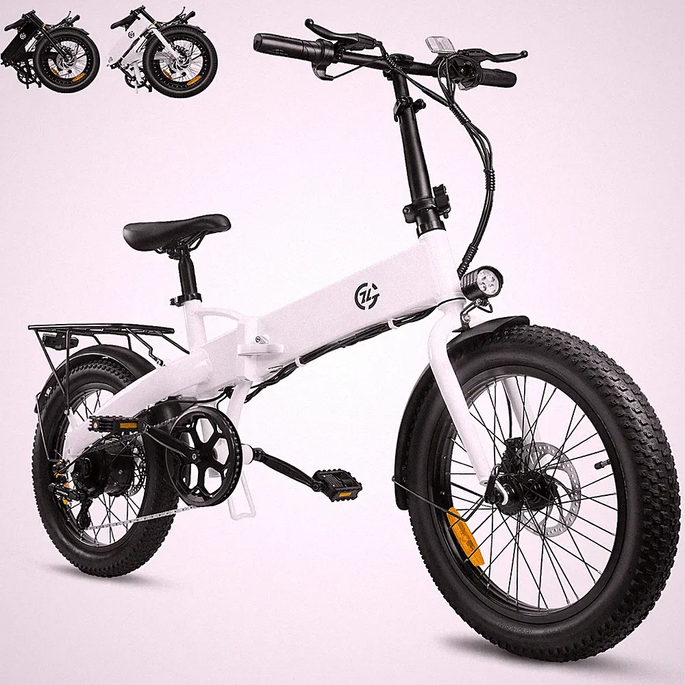 20in Electric Bike for adults 750W Motor 48V 10.4AH Foldable Ebike 43 Miles