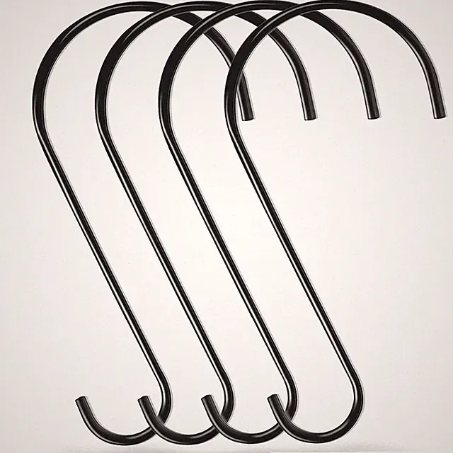4Pack 12 Inch Extra Large S Hooks for Hanging Plants Bird Feeders On Tree Branch