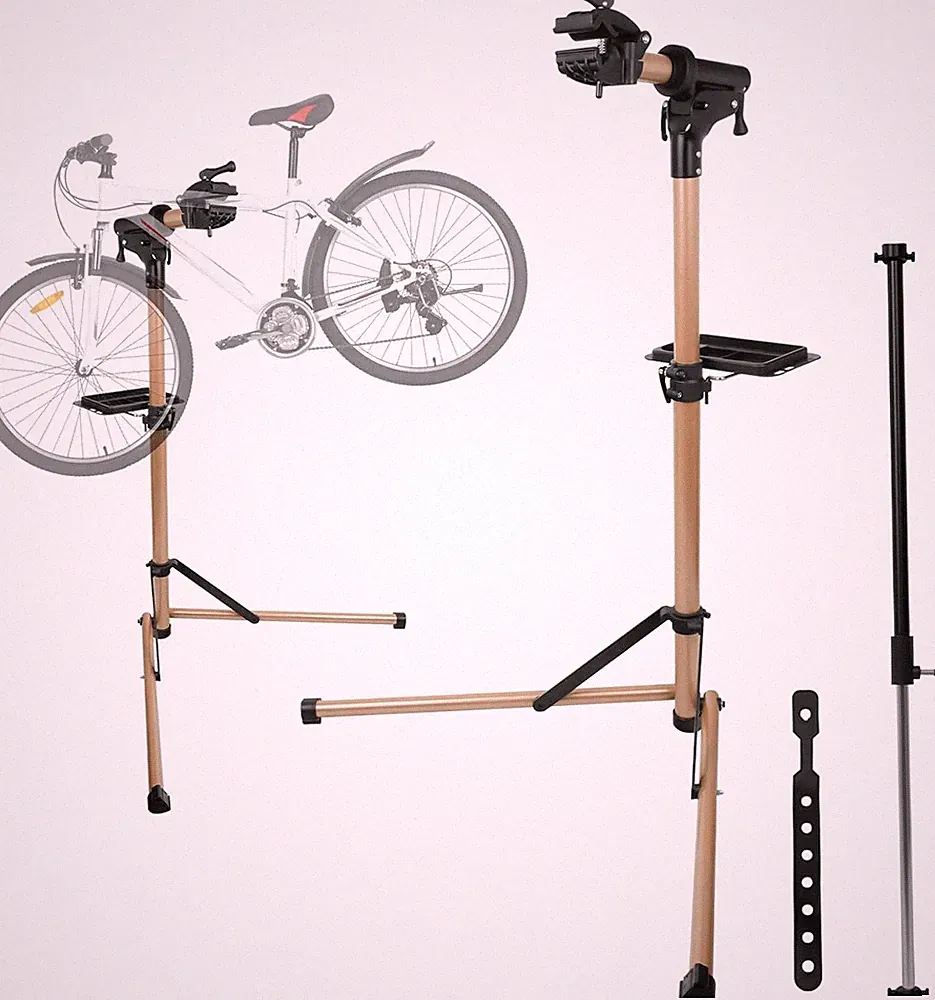 66 LBS Bike Repair Stand- Bicycle Stand for Mechanic Maintenance Rack- Bike Mech