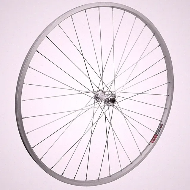 700 x 35 Hybrid / Comfort Aluminum Front Bike Bicycle Wheel Silver Quick Release
