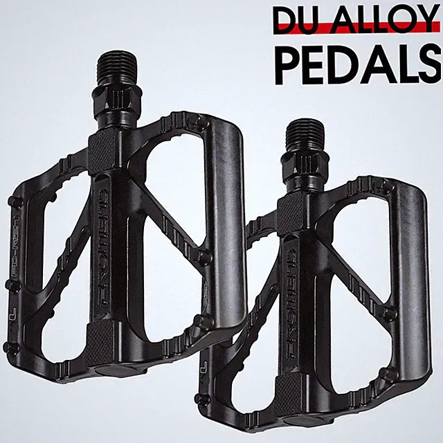 9/16" Bike Pedals Mountain Road Bicycle Aluminum Sealed Bearing Metal Flat Pedal