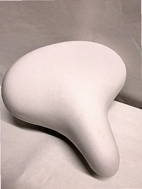 All White Cruiser Bike Saddle Seat New