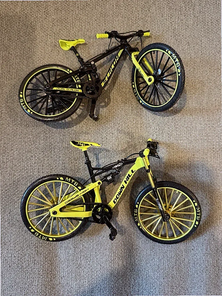 Alloy Mini Bicycle Diecast Finger Mountain Bike Model Toy Metal Racing Gift