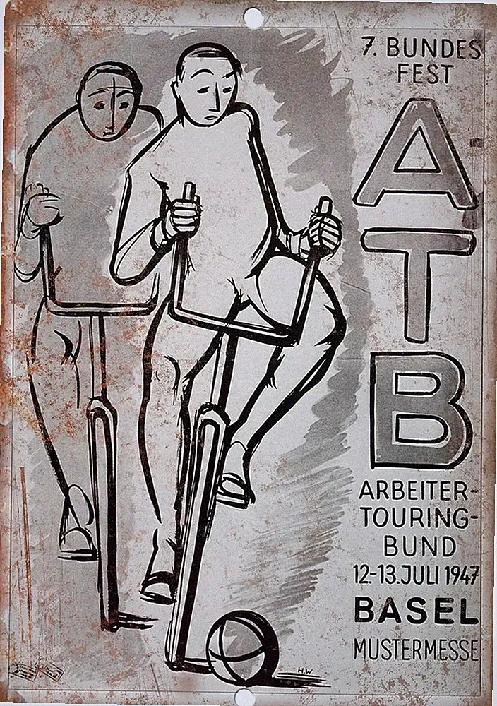 Arbeiter Touring Bund Bicycle Vintage Ad Reproduction Metal Sign B359