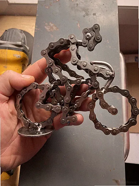 Bicycle Bike Sprocket Chain Figure Tour De France Lance Collector METAL Biker