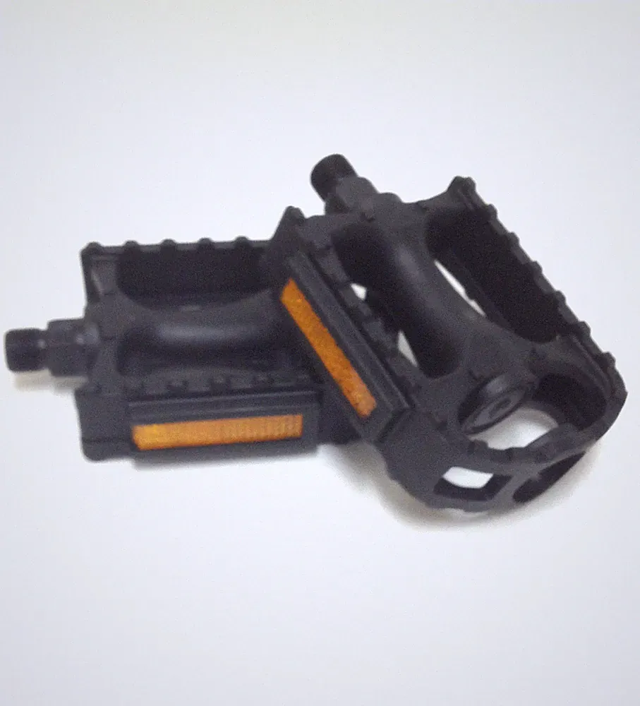 BICYCLE PEDALS 9/16 INCH PEDALS CROMO SPINDLE PLASTIC PEDAL BIKE REPLACEMENT NEW