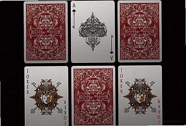 Bicycle Spirit II Red MetalLuxe Playing Cards - FAST SHIPPING