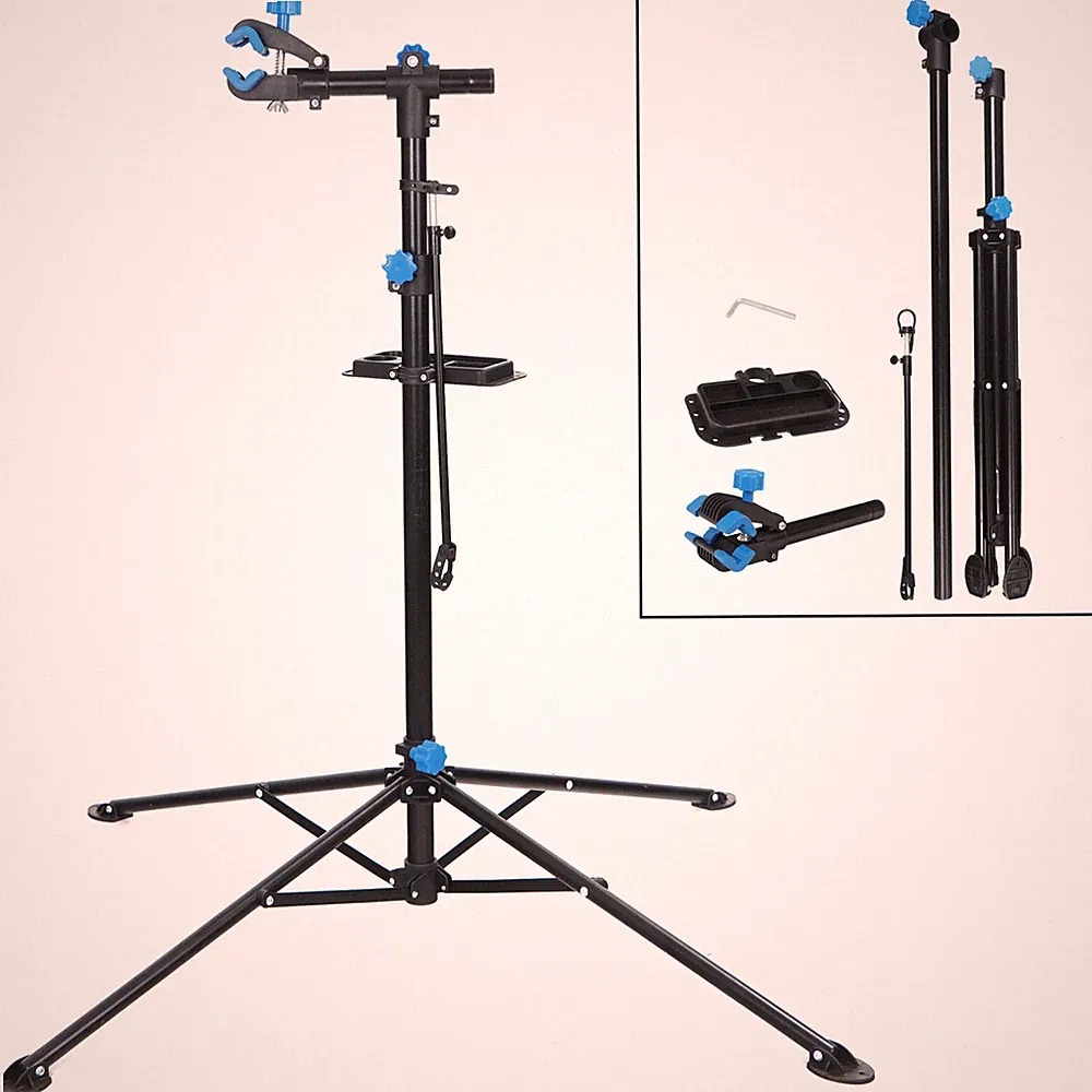 Bike Repair Stand Bicycle Mechanic Rack tool Workstand Metal Adjustable