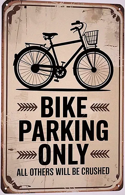 Bird Watcher Parking Only Nature Tin Metal Signs Home Décor 8x12