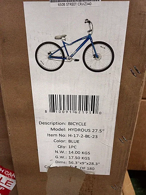 Blue Hurley Hydrous BMX Bike
