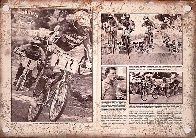 BMX Bicycle Motocross Action Ad Reproduction Metal Sign B599