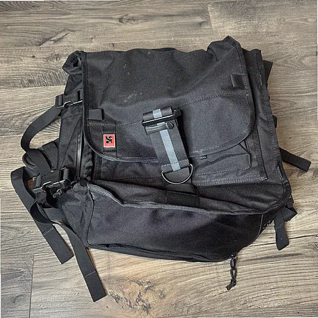 Chrome Industries Warsaw Backpack Large Black Nylon Waterproof Bike
