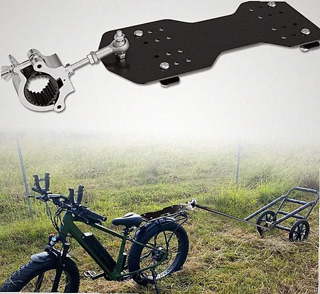 Heavy-Duty Universal Trailer Coupler Hitch for E-Bikes and Bikes