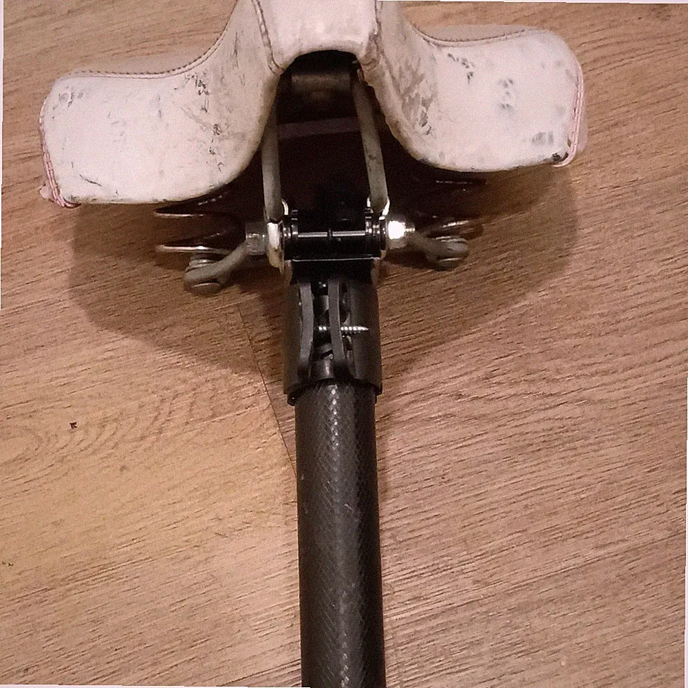 Huffy White Cruiser Bike Comfort Saddle Seat with Springs Metal Plastic