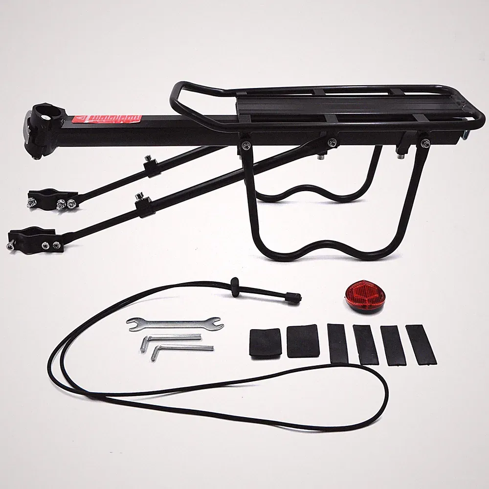 Metal Bicycle Mountain Bike Rear Rack Seat Mount Pannier Luggage Carrier Up30KG