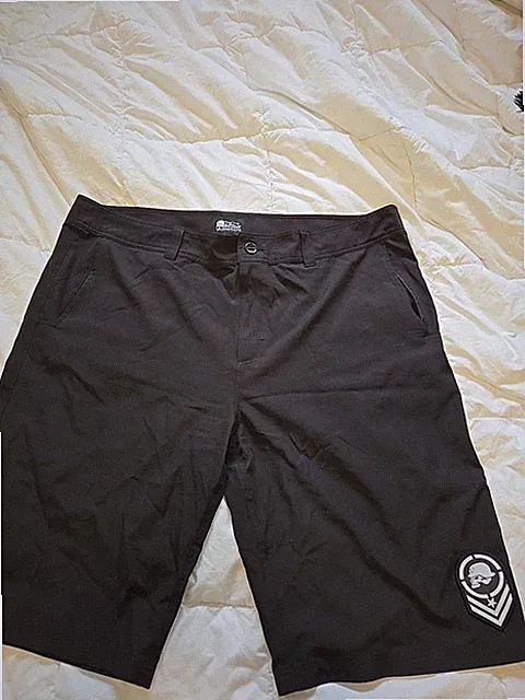 Metal Mulisha Men's Crooked 2 Hybrid Boardshorts Black Size 40 0514
