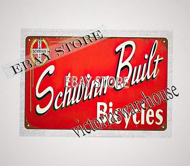 plaque garage collective bike BICYCLES metal tin sign