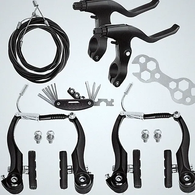 Quality V Brake Set - Durable Metal & Plastic Material