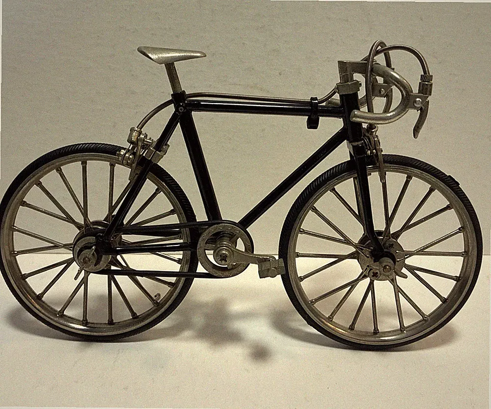 Racing Road Bike Bicycle Model Toys Miniature 1:10 Scale Diecast Metal Mytek