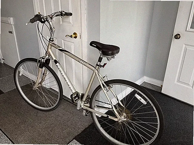 RALEIGH c40 CROSS FRAME LG 21” , 24 SPEED, CONSISTENT SHIFTING, METAL/SAND BIKE