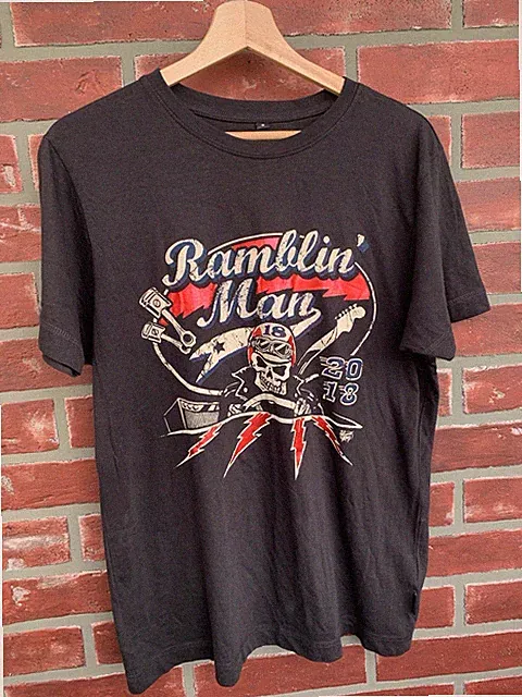 Ramblin’ Man Fair 2018 Black Rock Festival T-Shirt Size S