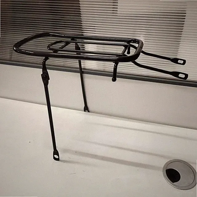 Rear Bike Rack Pannier Rack Touring Steel Metal Shelf Kids Bicycle Carrier Rack