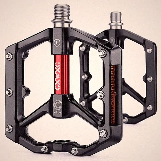 Road/MTB Bike Pedals - Aluminum Alloy Bicycle Pedals - Mountain Bike Pedal wi...