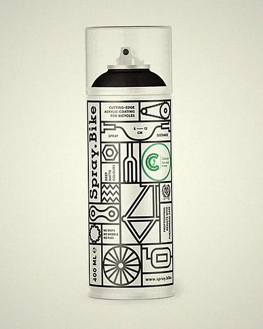 Spray Paint - Black Friars | Designed Mainly for Bicycles | Multi-Use Acrylic...