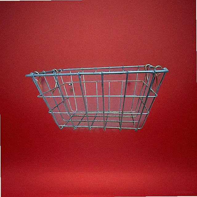 Sturdy Metal Wire Basket Handles 11.5 x 8 x 6 Farmhouse Rectangle Bike Cycling