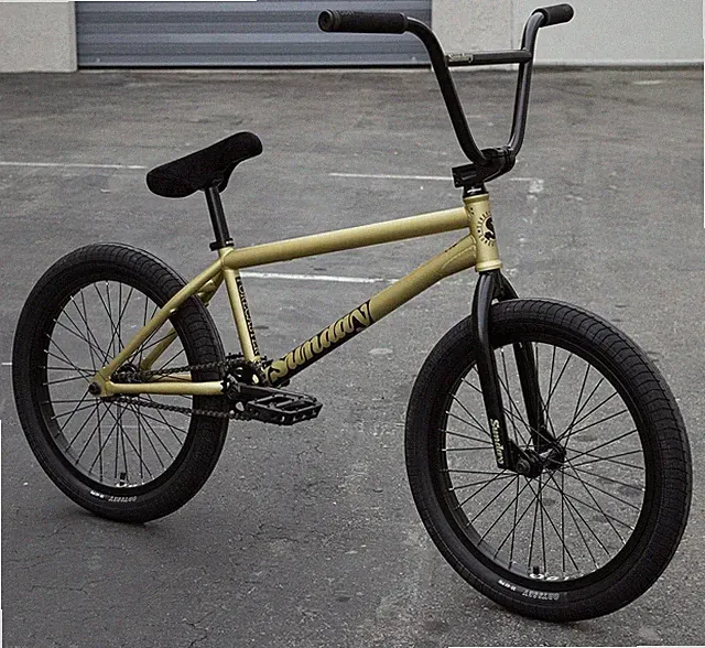 SUNDAY BIKE BMX FORECASTER 20" BICYCLE MATTE METALLIC GOLD BROC RAIFORD