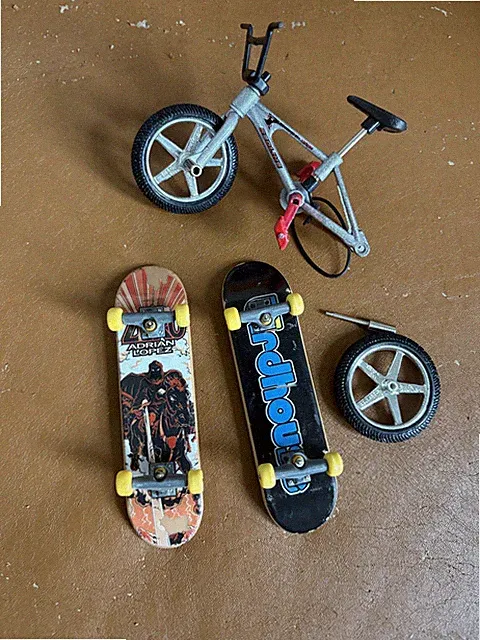 Tech Deck Fingerboards Lot Zero Adrian Lopez Birdhouse BMX Bike Redline Parts