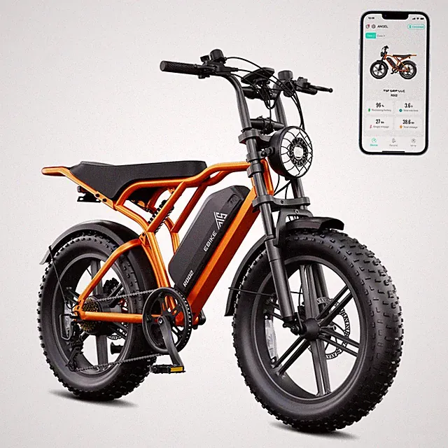 TST 20'' Electric Bike Fat Tires ebike 48V 15Ah 32mph E-Mountain bike for Adults