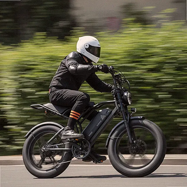 TST 20" FAT TIRE ADULTS ELECTRIC BIKE 1500W PEAK 32MPH 48V 15AH MOUNTAIN E-BIKE