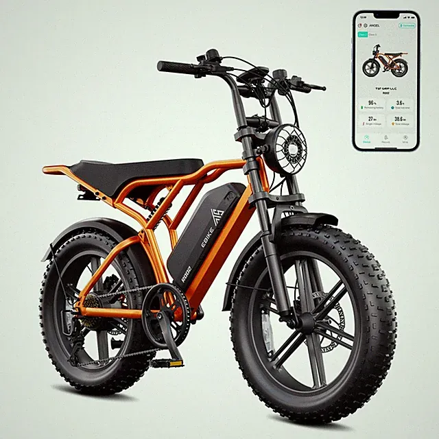 TST 20" Fat Tire electric bike 1500W 32MPH Off-Road mountain E-bike for Adult US