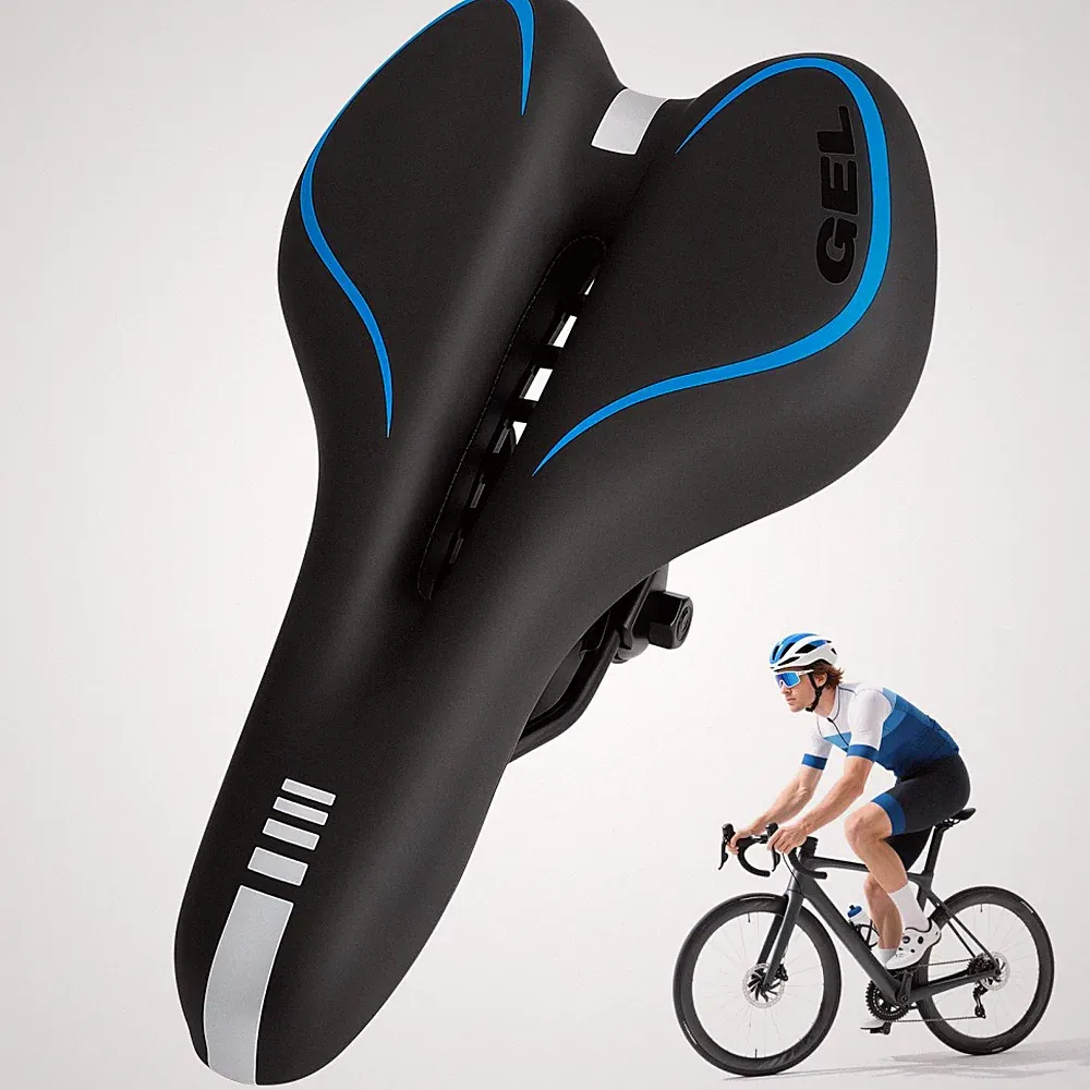 Universal Gel Bike Seat Pads Bicycle Saddle MTB Racing Cycling Comfort Cushion