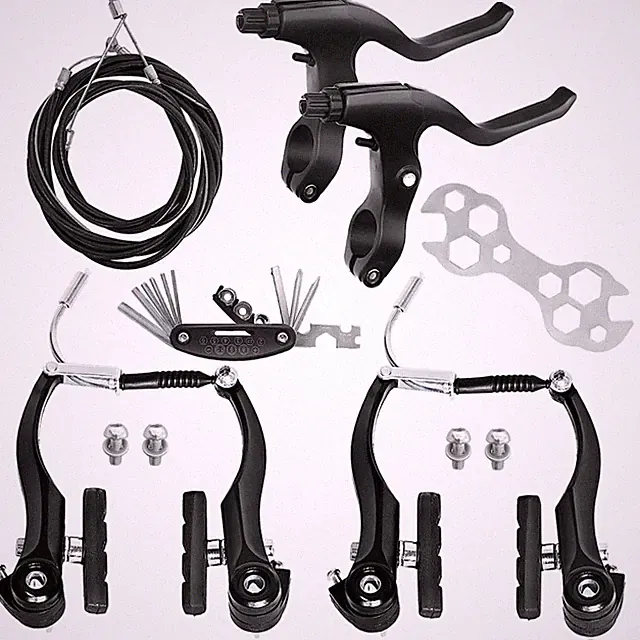 V-Type Bike Brake Set - Front and Rear Calipers Included