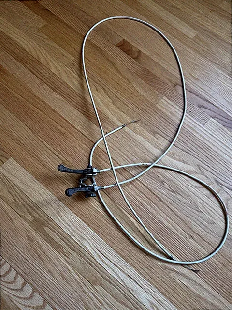 Vintage Colombia Downtube Bicycle Shifter for Clamp-On Mount Bike Cables