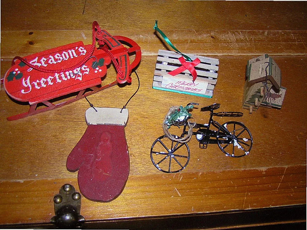 Vintage to New Lot of Wood Metal BIRD HOUSE Outdoor Fish Trap BICYCLE Sled